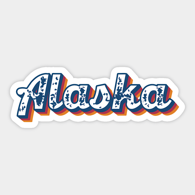 Alaska Sticker by Meg-Hoyt